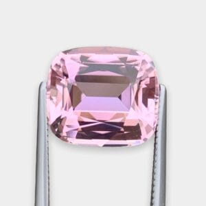 Flawless 5.35 CT Excellent Step Cushion Natural Baby Pink Tourmaline Gemstone from Afghanistan.