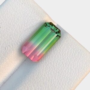 Flawless 3.18 CT Excellent Cut Natural Watermelon 🍉 Tourmaline Gemstone from Afghanistan.