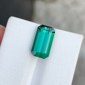 Flawless 5.22 CT Excellent Cut Natural Green Tourmaline Gemstone from Afghanistan.