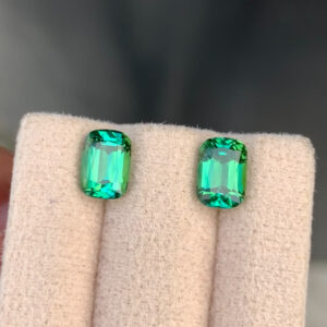 Greenish Blue Tourmaline Pair