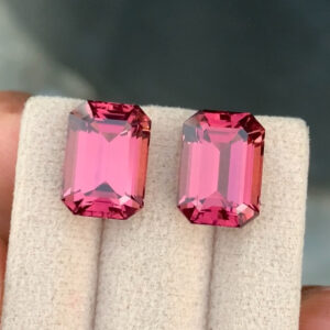 Hot Pink Tourmaline Pair